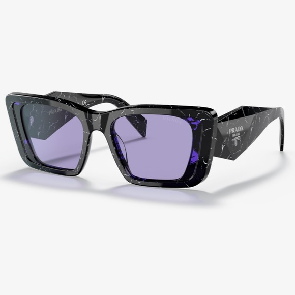 Prada abstract style sunglasses purple lens PR 08YS - Picture 1 of 9